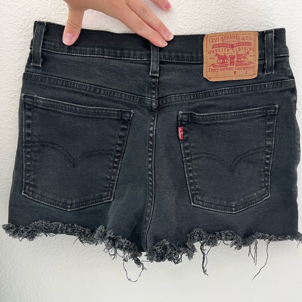 Levi’s 501 Stretch Black Jean Shorts
